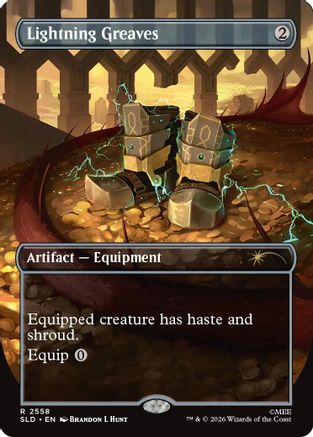 Image of Lightning Greaves (2558) (SLD-2558) - Secret Lair Drop Series