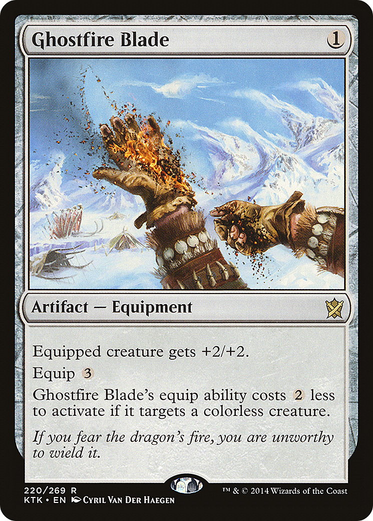 Image of Ghostfire Blade (KTK-220) - Khans of Tarkir