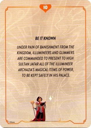 Image of Reign of Jafar Lore Card (10 of 19)  - Reign of Jafar