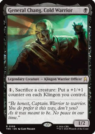 Image of General Chang, Cold Warrior (TRK-109) - Star Trek Foil