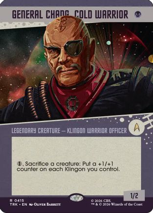 Image of General Chang, Cold Warrior (Showcase) (0415) (TRK-415) - Star Trek