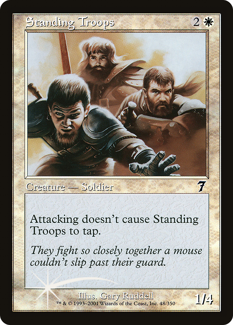 Image of Standing Troops (7ED-048) - 7th Edition