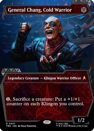 Image of General Chang, Cold Warrior (Showcase) (0427) (TRK-427) - Star Trek Foil