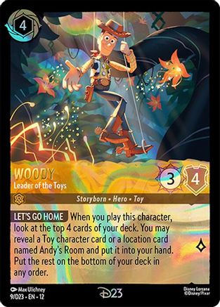 Image of Woody - Leader of the Toys (9) - D23 Promos Holofoil