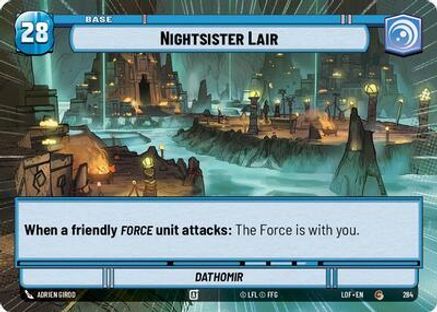 Image of Nightsister Lair (Plastic) (284) - Galactic Championship 2026