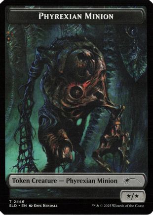 Image of Phyrexian Minion (SLD) // Pegasus (KHC) Double-sided Token (SLD-2446 // 3) - Secret Lair Drop Series