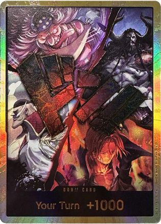 Image of DON!! Card (Alternate Art) (The Four Emperors) - The World's Strongest Warriors Foil