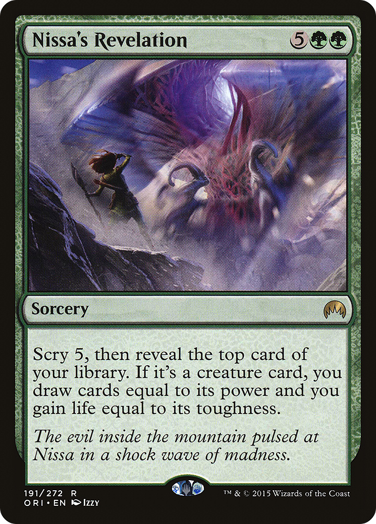 Image of Nissa's Revelation (ORI-191) - Magic Origins