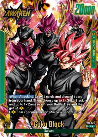 Image of Goku Black - FB11-049 (Alternate Art) (FB11-049) - Brightness of Hope Holofoil