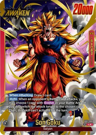 Image of Son Goku - FB11-001 (Alternate Art) (FB11-001) - Brightness of Hope Holofoil