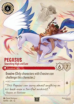 Image of Pegasus - Searching High and Low (15) - Disney Lorcana Promo Cards Holofoil