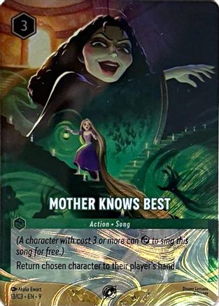 Image of Mother Knows Best (Foil) (13) - Disney Lorcana Promo Cards Holofoil