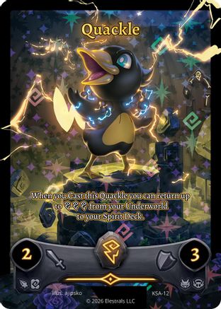 Image of Quackle (KSA-12) - Awakened Promos Holo