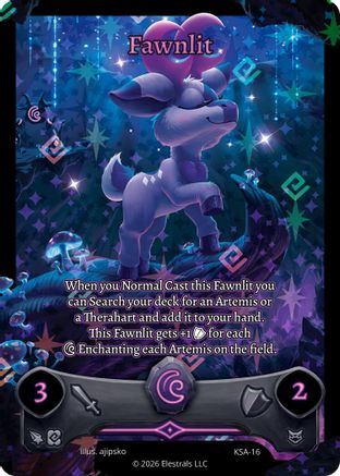 Image of Fawnlit (KSA-16) - Awakened Promos Holo