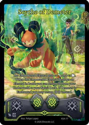 Image of Scythe of Demeter (KSA-17) - Awakened Promos Holo