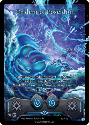Image of Trident of Poseidon (KSA-19) - Awakened Promos Holo