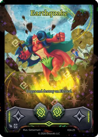 Image of Earthquake (KSA-25) - Awakened Promos Holo