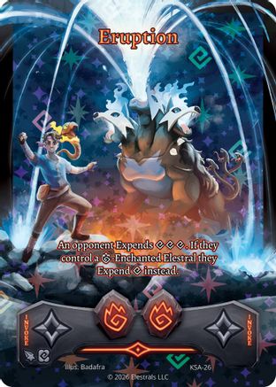 Image of Eruption (KSA-26) - Awakened Promos Holo