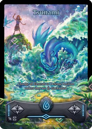 Image of Tsunami (KSA-27) - Awakened Promos Holo