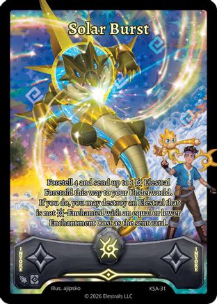 Image of Solar Burst (KSA-31) - Awakened Promos Holo