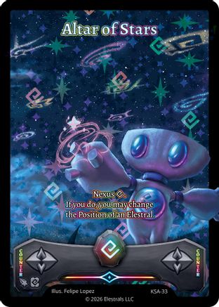 Image of Altar of Stars (KSA-33) - Awakened Promos Holo