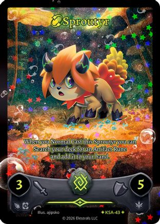 Image of Sproutyr (Stellar) (KSA-43) - Awakened Promos Holo