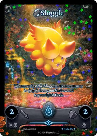Image of Sluggle (Stellar) (KSA-45) - Awakened Promos Holo