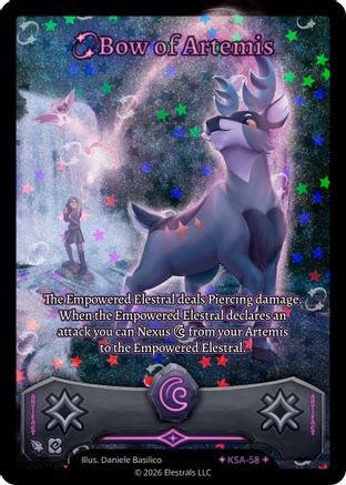 Image of Bow of Artemis (Stellar) (KSA-58) - Awakened Promos Holo