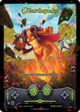 Image of Earthquake (Stellar) (KSA-59) - Awakened Promos Holo