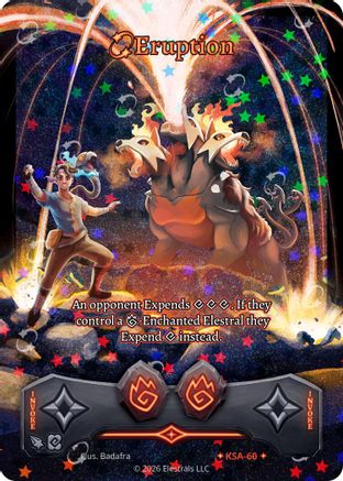 Image of Eruption (Stellar) (KSA-60) - Awakened Promos Holo