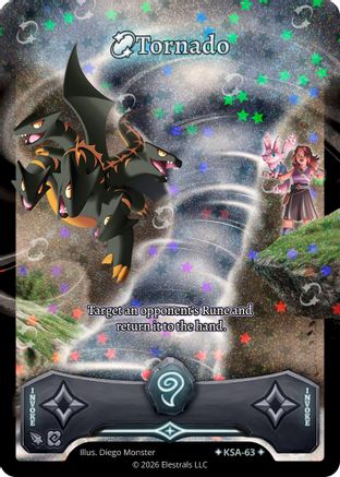 Image of Tornado (Stellar) (KSA-63) - Awakened Promos Holo