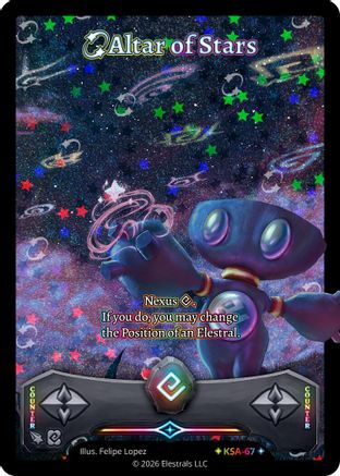 Image of Altar of Stars (Stellar) (KSA-67) - Awakened Promos Holo