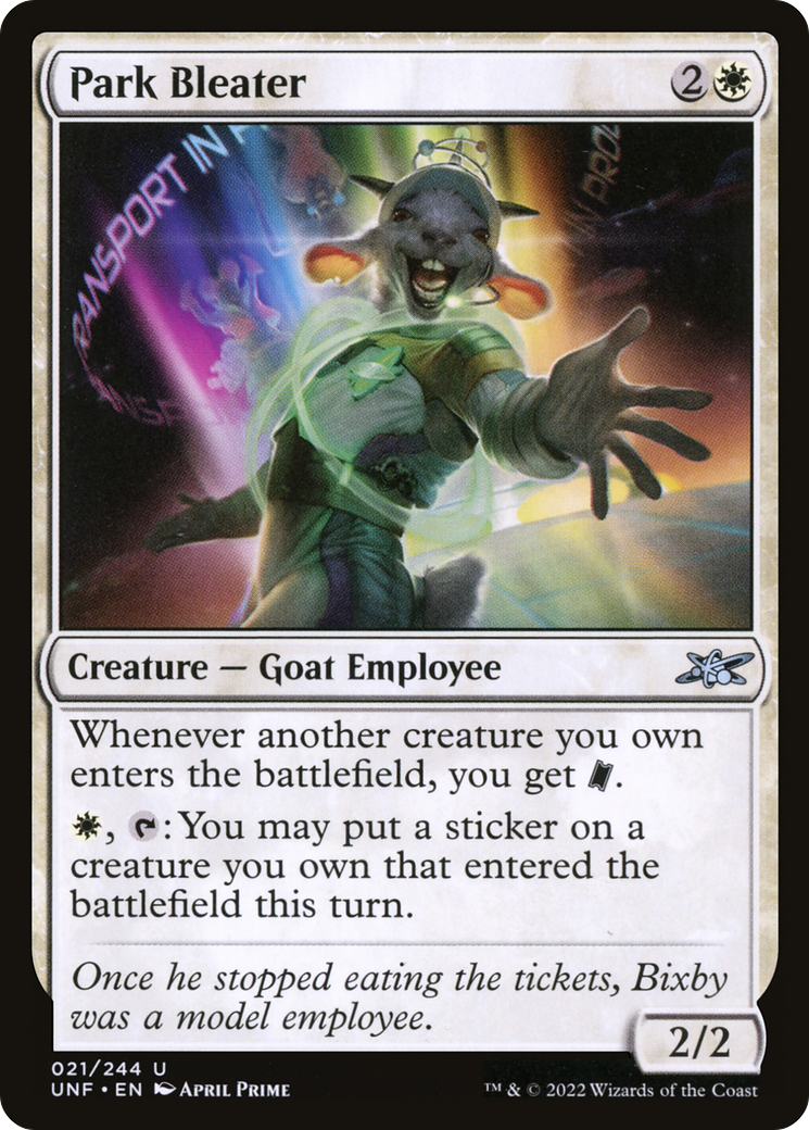 Image of Park Bleater (UNF-021) - Unfinity