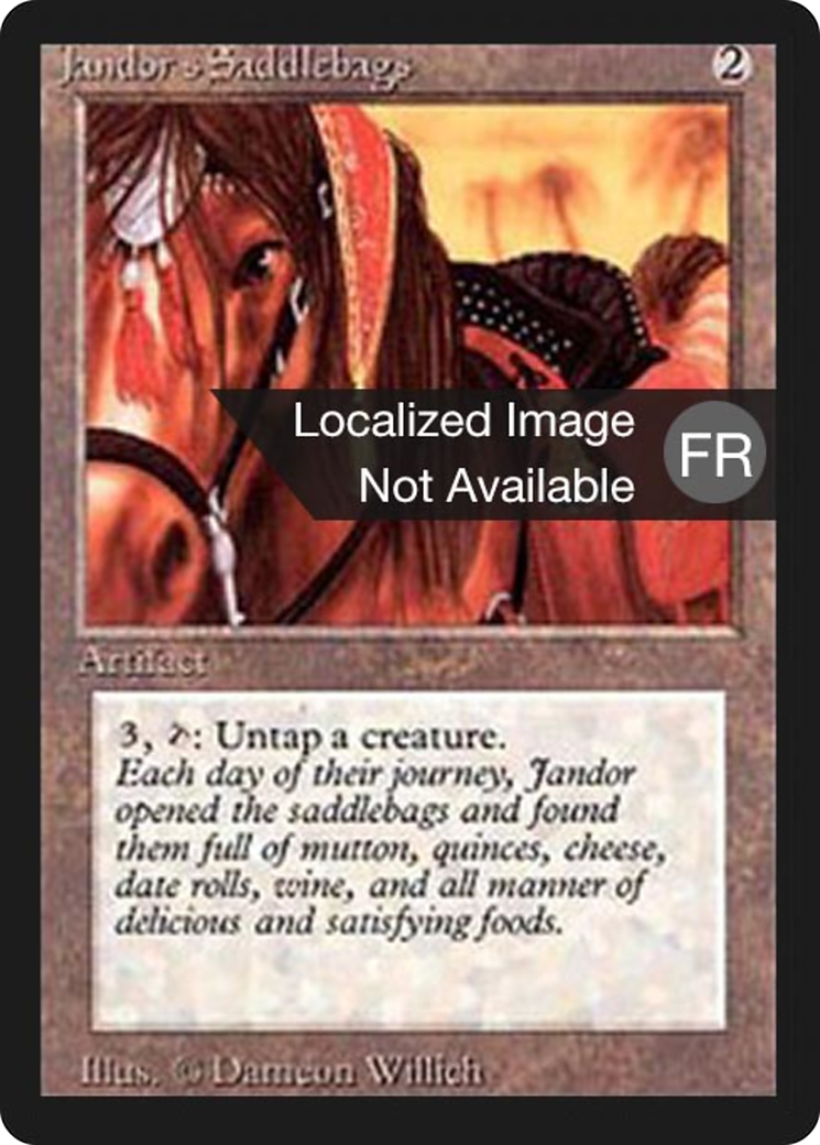 Image of Jandor's Saddlebags (FBB-) - Foreign Black Border