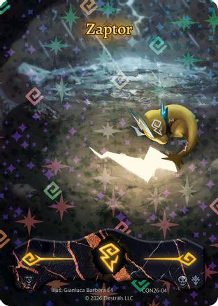 Image of Zaptor (CON26-04) - Event Pack 2026 Holo