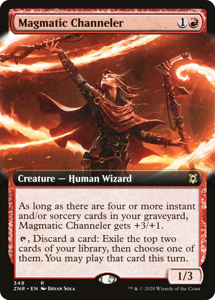 Image of Magmatic Channeler (Extended Art) (ZNR-349) - Zendikar Rising: (Extended Art) Foil