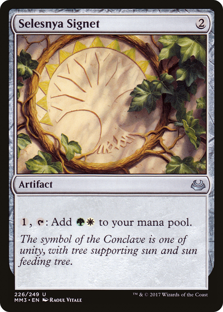 Image of Selesnya Signet (MM3-226) - Modern Masters 2017 Foil