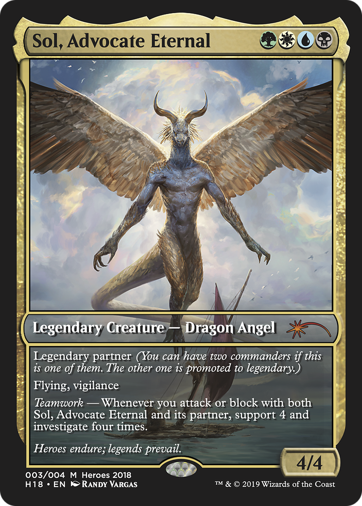 Image of Sol, Advocate Eternal (UMP-003) - 2018 Heroes of the Realm