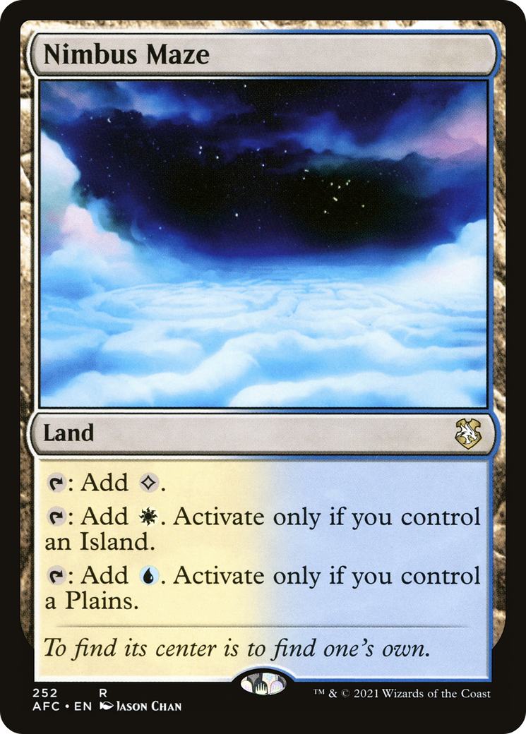 Image of Nimbus Maze (AFC-252) - Forgotten Realms Commander
