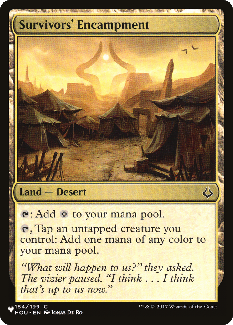 Image of Survivors' Encampment (LIST-HOU-184) - The List