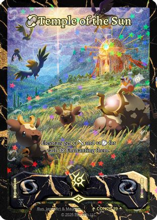 Image of Temple of the Sun (CON26-39) - Event Pack 2026 Holo