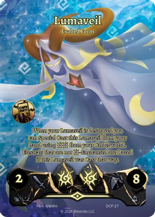 Image of Lumaveil - Exalted Form (DCP-27) - Divine Champions Sunstrike Promos Holo