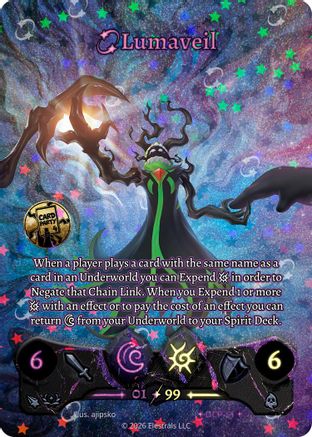 Image of Lumaveil (Serialized) (DCP-S1) - Divine Champions Sunstrike Promos Holo
