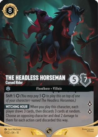 Image of The Headless Horseman - Cursed Rider (17) - Disney Lorcana Promo Cards