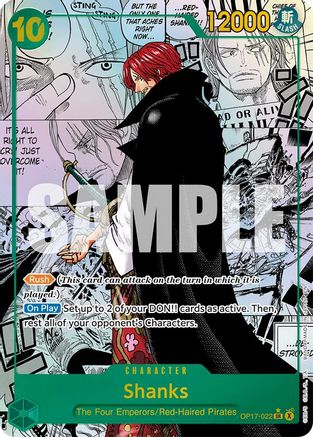 Image of Shanks (022) (Manga) (OP17-022) - The World's Strongest Warriors Foil