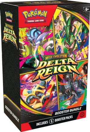 Image of Pokémon TCG: MEGA EVOLUTION DELTA REIGN (ME06) BOOSTER BUNDLE
