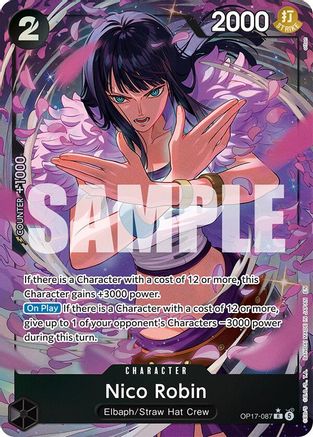 Image of Nico Robin (Alternate Art) (OP17-087) - The World's Strongest Warriors Foil