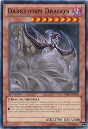 Image of Darkstorm Dragon (SDBE-EN008) - Structure Deck: Saga of Blue-Eyes White Dragon 1st Edition