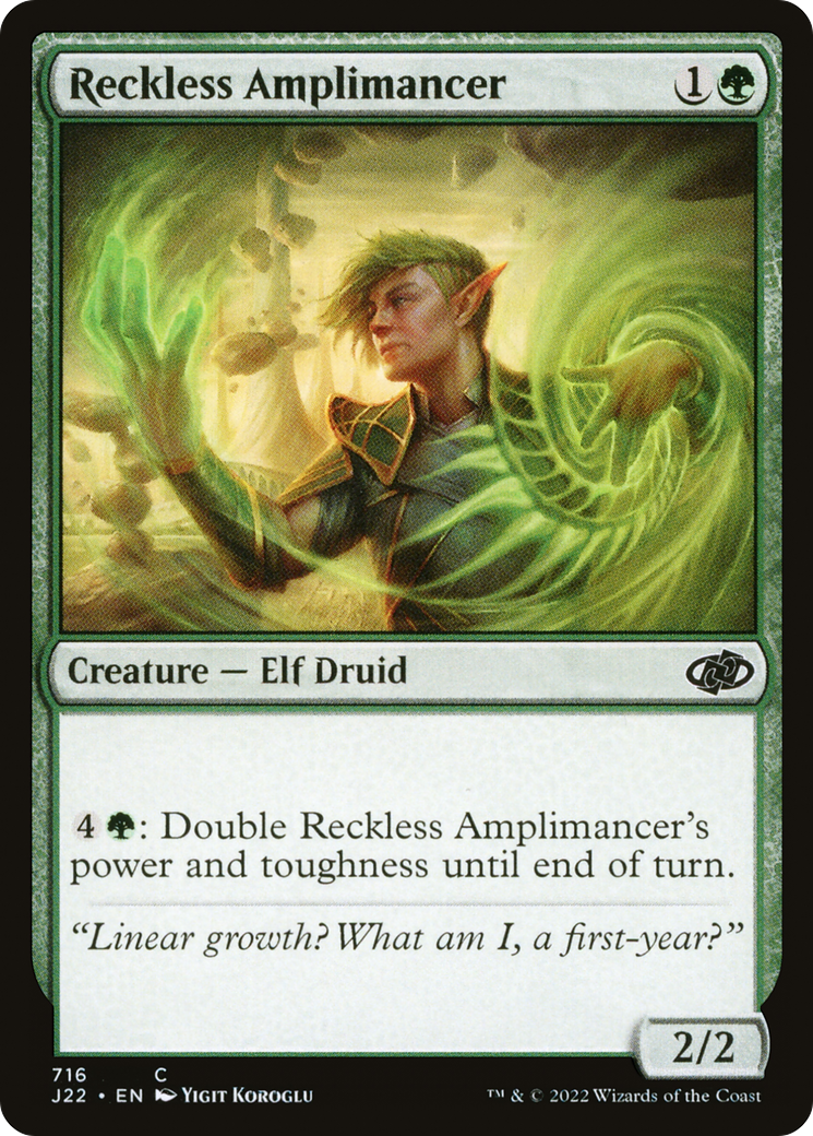 Image of Reckless Amplimancer (J22-716) - Jumpstart 2022