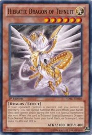 Image of Hieratic Dragon of Tefnuit (SDBE-EN010) - Structure Deck: Saga of Blue-Eyes White Dragon Unlimited
